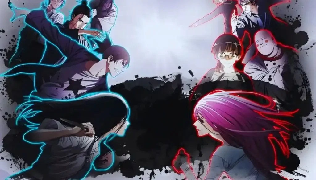 Hitori no Shita The Outcast Season 6 anime key visual featuring major characters